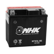 BATTERY 12V 4 Ah NTX5L-BS NHK MF MAINTENANCE FREE-SUPPLIED WITH ACID PACK (Lg114xWd71xH107) (PREMIUM QUALITY - EQUALS YTX5L-BS)