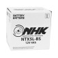BATTERIE 12V 4 Ah NTX5L-BS NHK MF SANS ENTRETIEN LIVREE AVEC PACK ACIDE (Lg114xL71xH107mm) (QUALITE PREMIUM - EQUIVALENT YTX5L-BS)
