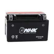 BATTERY 12V 6 Ah NTX7A-BS NHK MF MAINTENANCE FREE-SUPPLIED WITH ACID PACK (Lg151xWd88xH94) (PREMIUM QUALITY -EQUALS YTX7A-BS)