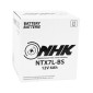 BATTERIE 12V 6 Ah NTX7L-BS NHK MF SANS ENTRETIEN LIVREE AVEC PACK ACIDE (Lg114xL71xH130mm) (QUALITE PREMIUM - EQUIVALENT YTX7L-BS)