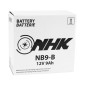 BATTERY 12V 9 Ah NB9-B NHK - WITH MAINTENANCE (Lg135xWd75xH141) (PREMIUM QUALITY - EQUALS YB9-B)