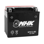 BATTERY 12V 10 Ah NTX12-BS NHK MF MAINTENANCE FREE-SUPPLIED WITH ACID PACK (Lg151xWd87xH131) (PREMIUM QUALITY - EQUALS YTX12-BS)