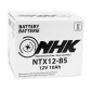 BATTERIE 12V 10 Ah NTX12-BS NHK MF SANS ENTRETIEN LIVREE AVEC PACK ACIDE (Lg151xL87xH131mm) (QUALITE PREMIUM - EQUIVALENT YTX12-BS)