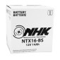 BATTERY 12V 14Ah NTX16-BS NHK MF MAINTENANCE FREE-SUPPLIED WITH ACID PACK (Lg151xWd87xH1161) (PREMIUM QUALITY - EQUALS YTX16-BS)