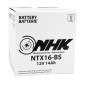 BATTERIE 12V 14 Ah NTX16-BS NHK MF SANS ENTRETIEN LIVREE AVEC PACK ACIDE (Lg151xL87xH1161mm) (QUALITE PREMIUM - EQUIVALENT YTX16-BS) 3700948076453