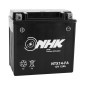 BATTERIE 12V 12 Ah NTX14 NHK FA SANS ENTRETIEN PRETE A L'EMPLOI (Lg150xL87xH145mm) (ACTIVEE EN USINE - QUALITE PREMIUM - EQUIVALENT YTX14-BS)