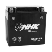 BATTERY 12V 12 Ah NTX14 FA NHK MF FACTORY ACTIVATED MAINTENANCE FREE "READY TO USE" (Lg151xWd87xH147) - PREMIUM QUALITY - EQUALS YTX14-BS)