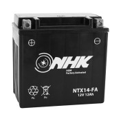 BATTERY 12V 12 Ah NTX14 FA NHK MF FACTORY ACTIVATED MAINTENANCE FREE "READY TO USE" (Lg151xWd87xH147) - PREMIUM QUALITY - EQUALS YTX14-BS) 3700948209301