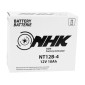 BATTERIE 12V 10 Ah NT12B-4 NHK FA SANS ENTRETIEN PRETE A L'EMPLOI (Lg150xL69xH130mm) (ACTIVEE EN USINE - QUALITE PREMIUM - EQUIVALENT YT12B-4 / SLA / GEL)