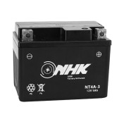 BATTERY 12V 5 Ah NT4A-3 NHK AGM SEALED FA MAINTENANCE FREE "READY TO USE" (Lg114xWd71xH86mm) (FACTORY ACTIVATED - PREMIUM QUALITY -EQUALS YT4A-3 / SLA / GEL) 3700948228036