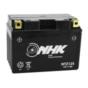 BATTERIE 12V 11 Ah NTZ12S NHK FA SANS ENTRETIEN PRETE A L'EMPLOI (Lg150xL87xH110mm) (ACTIVEE EN USINE - QUALITE PREMIUM - EQUIVALENT YTZ12S / SLA / GEL)