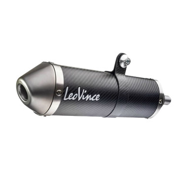 SILENCER FOR LEOVINCE X-FIGHT CARBON FOR SHERCO 50 SE-RS, SM-RS, SM-R, SE-R ( TOP RIGHT MOUNTING) (REF 17011) (EEC APPROVED) (Manifold REF 205418)