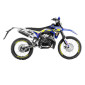 SILENCIEUX 50 A BOITE LEOVINCE X-FIGHT CARBONE POUR SHERCO 50 SE-RS, SM-RS, SM-R, SE-R VENDU SANS LE COLLECTEUR (PASSAGE HAUT A DROITE) (REF 17011) (HOMOLOGUE CE) (COLLECTEUR REF 205418) 8057168869835