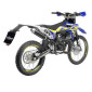 SILENCIEUX 50 A BOITE LEOVINCE X-FIGHT CARBONE POUR SHERCO 50 SE-RS, SM-RS, SM-R, SE-R VENDU SANS LE COLLECTEUR (PASSAGE HAUT A DROITE) (REF 17011) (HOMOLOGUE CE) (COLLECTEUR REF 205418) 8057168869835