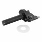 POIGNEE DE GAZ 50 A BOITE VOCA TIRAGE RAPIDE 90°/50 mm ALU CNC NOIR 3700948283554