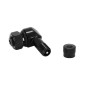 VALVE DE PNEU MOTO TUBELESS COUDEE TV25AL ALU NOIR (DIAM 8,3 mm) (VENDU A L'UNITE) -SELECTION P2R- 3701213437078