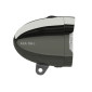ECLAIRAGE VELO A PILE AVANT SUR GARDE-BOUE / PATTE AXA CLASSIC 706 LED 15 LUX NOIR (70mm) AVEC INTERRUPTEUR LIVRE AVEC 3 PILES AAA 8713249282923