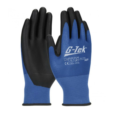 GANTS ATELIER TACTILE NYLON/ELASTHANNE BLEU/NOIR HOMOLOGUE CE - TAILLE 10 (PAIRE) 3701213426515