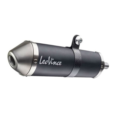 SILENCER FOR LEOVINCE X-FIGHT CARBON FORSHERCO 50 SE-RS, SM-RS, SM-R, SE-R ( TOP RIGHT MOUNTING) (REF 17010B) (EEC APPROVED) (Manifold REF 205418)