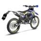 SILENCIEUX 50 A BOITE LEOVINCE X-FIGHT INOX NOIR POUR SHERCO 50 SE-RS, SM-RS, SM-R, SE-R VENDU SANS LE COLLECTEUR (PASSAGE HAUT A DROITE) (REF 17010B) (HOMOLOGUE CE) (COLLECTEUR REF 205418) 8057168869828