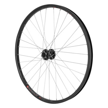 ROUE VTC / CARGO / VAE / E-BIKE / LONGTAIL DISQUE BLOCAGE 700 x 35 - 28" VELOX KARGO L MOYEU SHIMANO DEORE M475 AVANT NOIR DISQUE 6 TROUS (RENFORCE) JANTE 25C 32 RAYONS INOX -MAX LOAD 225KG- 3660429071271