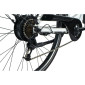 VELO ELECTRIQUE/VAE CITY 28 LEADER FOX PARK MIXTE BLANC BRILLANT 7V MOTEUR ROUE AR BAFANG 36V 45Nm BATTERIE 15Ah (16,5'' - H43cm - TAILLE S - POUR ADULTE DE 158cm à 168cm) 8592826041159