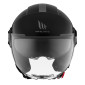 CASQUE JET MT VIALE SV S DOUBLE ECRANS UNI NOIR BRILLANT S (ECE 22.06) 8434639172418
