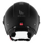 CASQUE JET MT VIALE SV S DOUBLE ECRANS UNI NOIR BRILLANT S (ECE 22.06) 8434639172418