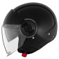 CASQUE JET MT VIALE SV S DOUBLE ECRANS UNI NOIR BRILLANT S (ECE 22.06) 8434639172418