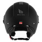 CASQUE JET MT VIALE SV S DOUBLE ECRANS UNI NOIR MAT S (ECE 22.06)