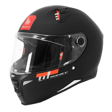 HELMET-FULL FACE MT REVENGE 2 S SOLID-MATT BLACK XS (ECE 22.06)