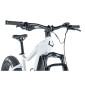 VELO ELECTRIQUE/VAE VTT FAT BIKE 26 LEADER FOX BRAGA BLANC 9V MOTEUR CENTRAL BAFANG M510 36V 95Nm BATTERIE 23,2Ah (20'' - H47cm - TAILLE L - POUR ADULTE DE 178cm à 185cm) 8592826042989