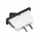 INTERRUPTEUR DE PHARE CYCLO ADAPTABLE PEUGEOT 103 MVL VOGUE BOUTON NOIR (LONG 21mm - LARG 15mm) (VENDU A L'UNITE) -SELECTION P2R- 3701213424566