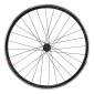 ROUE ROUTE PATIN BLOCAGE 700 VERSUS ARRIERE NOIR MOYEU REFLEX NOIR ROULEMENT CASSETTE TYPE SHIMANO 11/10/9V PROFIL 30MM 28 RAYONS ACIER NOIR JANTE 17C 3660429013462