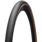 PNEU GRAVEL 700 X 40 HUTCHINSON OVERIDE HARDSKIN NOIR/MARRON TUBELESS/TUBETYPE RENFORCE TS (40-622) 3248382092375