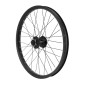 ROUE VTT 20" TRUCKY CARGO / VAE / E-BIKE AVANT NOIR DOUBLE PAROI AVEC OEILLETS DISQUE 6 TROUS BLOCAGE (RENFORCE) JANTE 30C 32 RAYONS 3700948295199