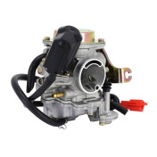 CARBURATEUR SCOOT ADAPTABLE SCOOT 50 CHINOIS 4T GY6,139QMB/KYMCO 50 AGILITY 4T/PEUGEOT 50 V-CLIC 4T/SYM 50 ORBIT 4T/BAOTIAN 50 BT49QT 4T (DIAM 19mm) -P2R QUALITE PREMIUM- 3700948089651