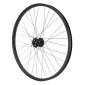 ROUE VTT 26" TRUCKY CARGO / VAE / E-BIKE AVANT NOIR DOUBLE PAROI DISQUE 6 TROUS BLOCAGE (RENFORCE) JANTE 30C 32 RAYONS DIAMETRE 2.3mm 3667385002127