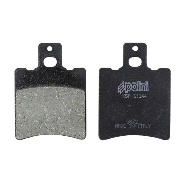 PLAQUETTE DE FREIN POLINI POUR POUR MBK 50 BOOSTER SPIRIT 1996>, NITRO 1997> AV / YAMAHA 50 AEROX 1997>, BWS, JOG R 1993>, NEOS 1997> AV (L 40mm - H 50mm - P 7mm) (174.0011) (ORIGINAL) 8054705125508