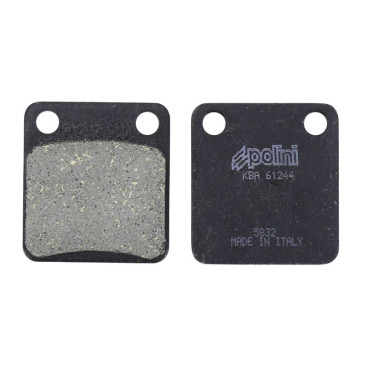 PLAQUETTE DE FREIN POLINI POUR PEUGEOT 50 VIVACITY 2008> AV / DAELIM 50 S-FIVE 2001>, 125 S2 2005> / HONDA 50 CRM 1988>1992 (L 41,5mm - H 45mm - P 7,5mm) (174.0083) (ORIGINAL) 8054705124402