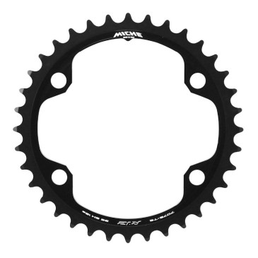 PLATEAU ROUTE 4BRA D.110 POUR SHIMANO 105 R7100 / ULTEGRA R8100 MICHE 36DTS INTERIEUR NOIR 12V. 8054521671746