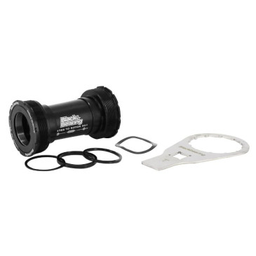 CUVETTE INTEGRE BOITIER FILETE ROUTE VTT BLACKBEARING ROULEMENT SUPERIEUR B5 DIAM 47mm (BOITE DE 86/92mm) ANGLAIS / BSC / 1,37x24 AXE 30mm 3760290199217