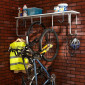 PRESENTOIR/SUPPORT VELO MURAL POUR 5 VELOS FIXATION SUR ROUE (130x36 cm) 3234640034683
