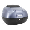 TOP CASE 37L VENDU SANS LE SUPPORT (1B01284) ORIGINE PIAGGIO 400-530 MP3 2022> GRIS TITANIO EZ -CM277547 -CM277548-