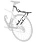 PORTE BAGAGE VELO ARRIERE IBERA ALU NOIR 26" à 29" COMPATIBLE SYSTEME PAKRAK FIXATION SUR HAUBANS ET TIGE DE SELLE - POIDS MAX 7kgs- 4714102192728