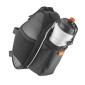 SACOCHE DE SELLE VELO IBERA SEATPAK 1.7L NOIR AVEC EMPLACEMENT BIDON FIXATION SANGLES SUR CHARIOT ET TIGE DE SELLE 4714102193848