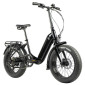 VELO ELECTRIQUE/VAE PLIANT FAT BIKE 20 LEADER FOX CODY MIXTE NOIR 7V MOTEUR ROUE AR BAFANG 36V 80Nm BATTERIE 16Ah 8592826043726