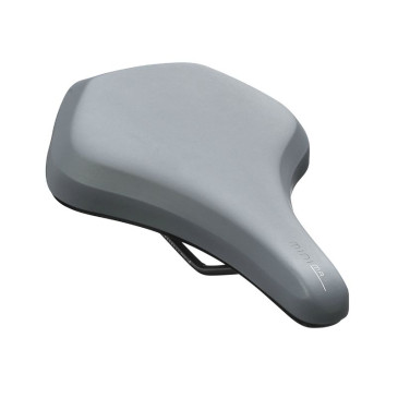 SELLE NEWTON CITY ROY MINIMA GRIS 262x190mm RAIL ACIER