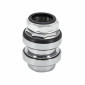 JEU DIRECTION FILETE 1" ARGENT (PIVOT FOURCHE 22,2 INTERIEUR/25,4 EXTERIEUR) P2R ACIER CAGE A BILLES 3700948268988