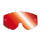 ECRAN MASQUE/LUNETTES CROSS PROGRIP POUR MODELE 3309 RAPID MULTILAYERED ROUGE -ANTI-BUEE/ANTI-RAYURES/ANTI-U.V.